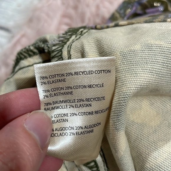 Anthropologie Pilcro The Wanderer Colorful Metallic Marbled Pop Pants - Picture 11 of 12